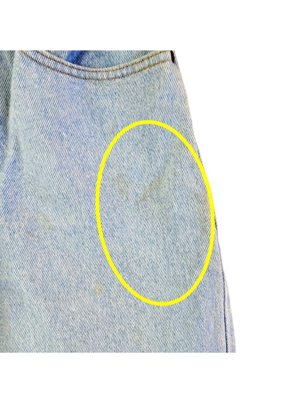 Lee Jeans 27 X 30 Vintage 90s Light Wash Denim High Rise Straight Leg Child 16 - Picture 8 of 16